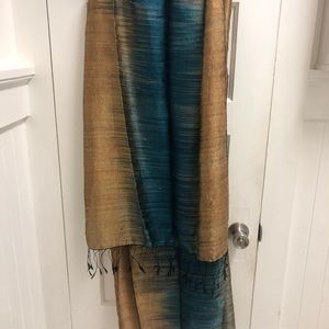 100% Thai silk scarf